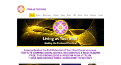 Desktop Screenshot of livingasyoursoul.com